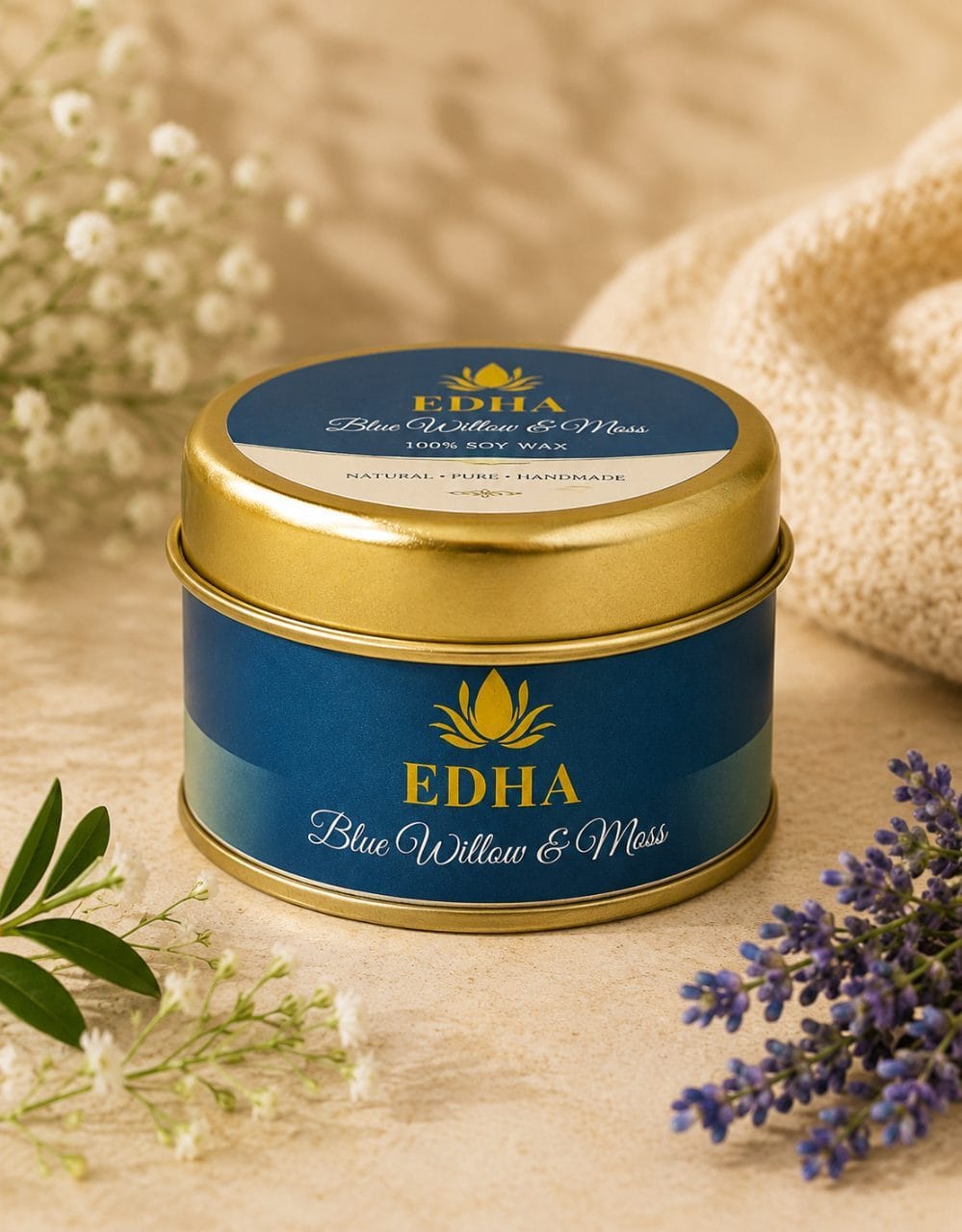 Jar / Tin Candles / 100% Soy Wax  