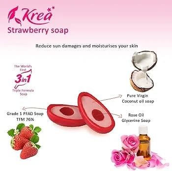 KREA PREMIUM STRAWBERRY SOAP  