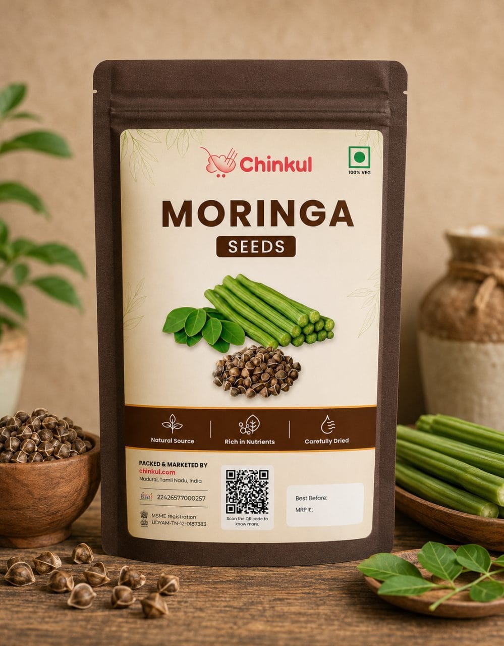Moringa Seeds - 100G
