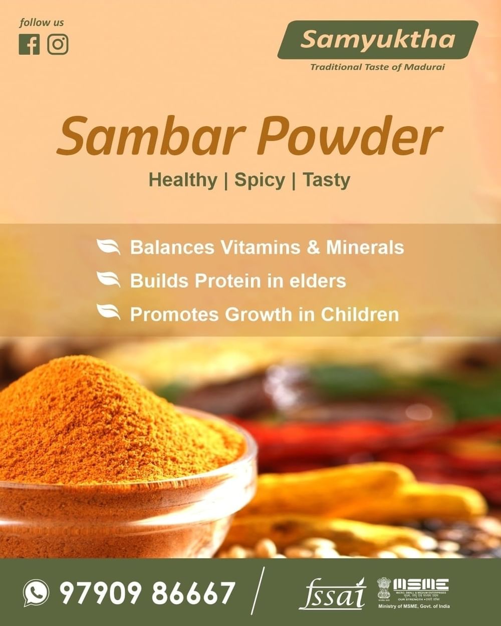 SAMBAR PODI  