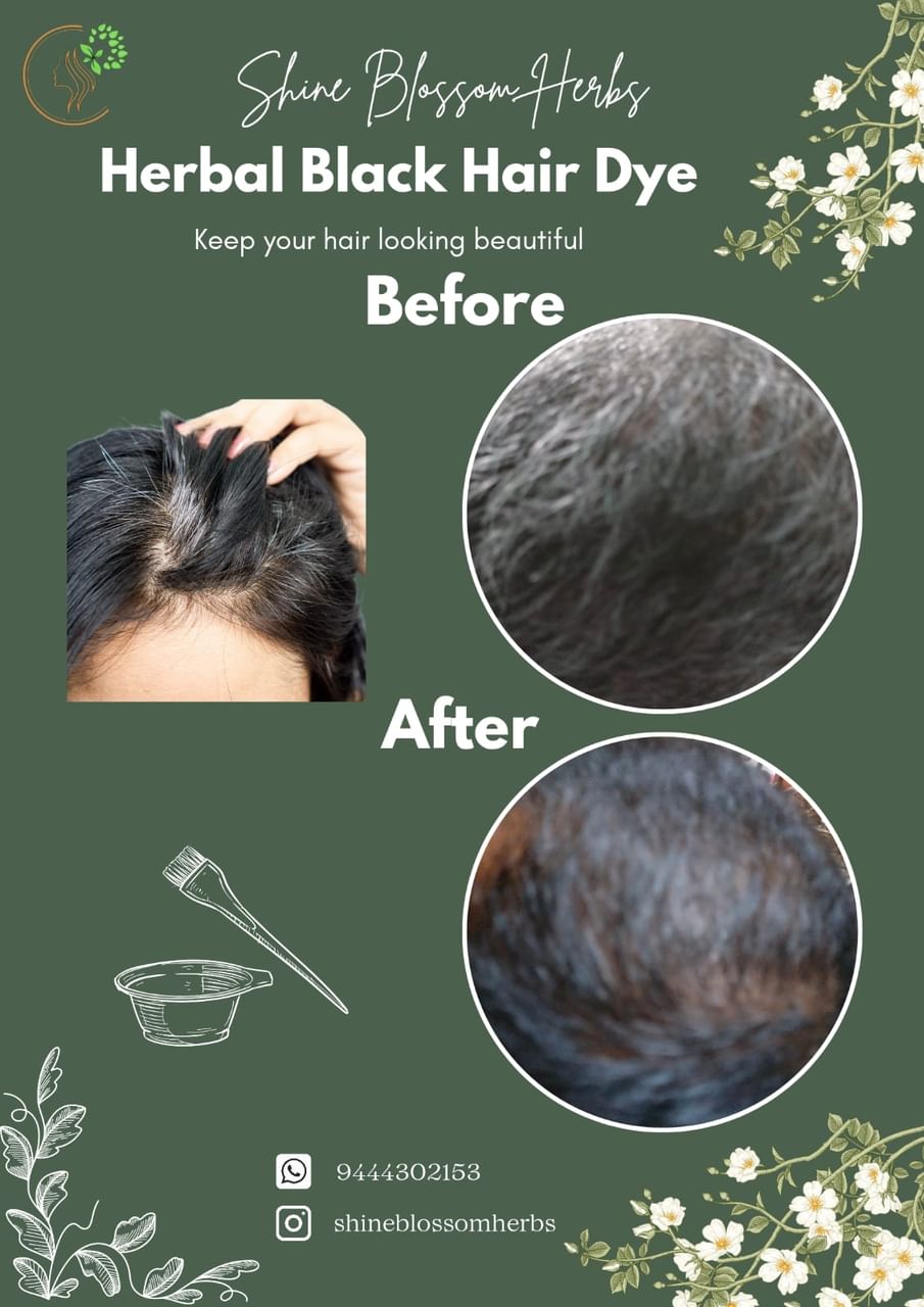 Herbal Black Hair Dye   