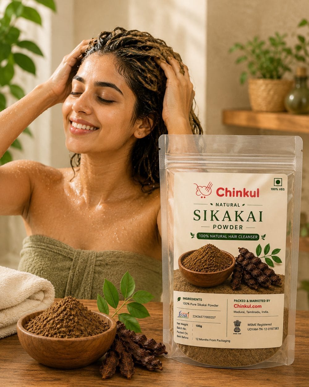 Shikakai Hair Wash Powder  