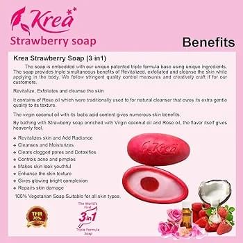 KREA PREMIUM STRAWBERRY SOAP  