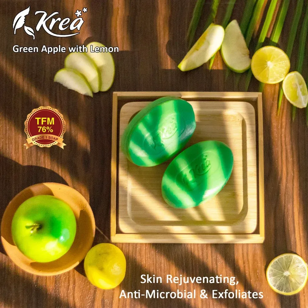 KREA GREEN APPLE LEMON SOAP  