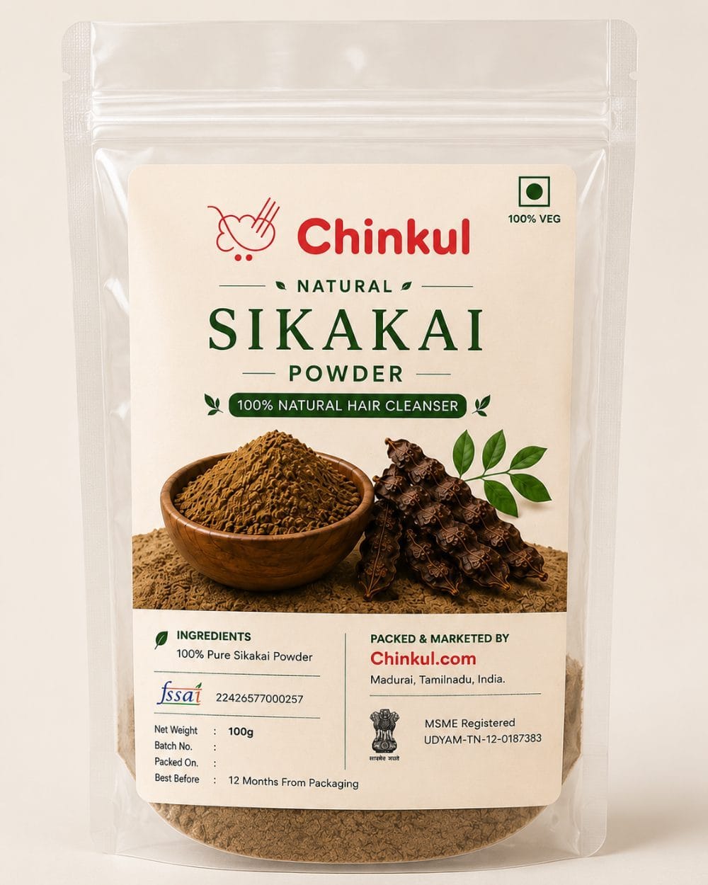 Shikakai Hair Wash Powder  