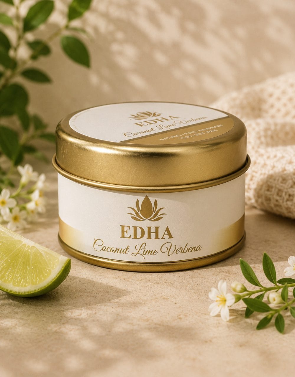 Jar / Tin Candles / 100% Soy Wax  