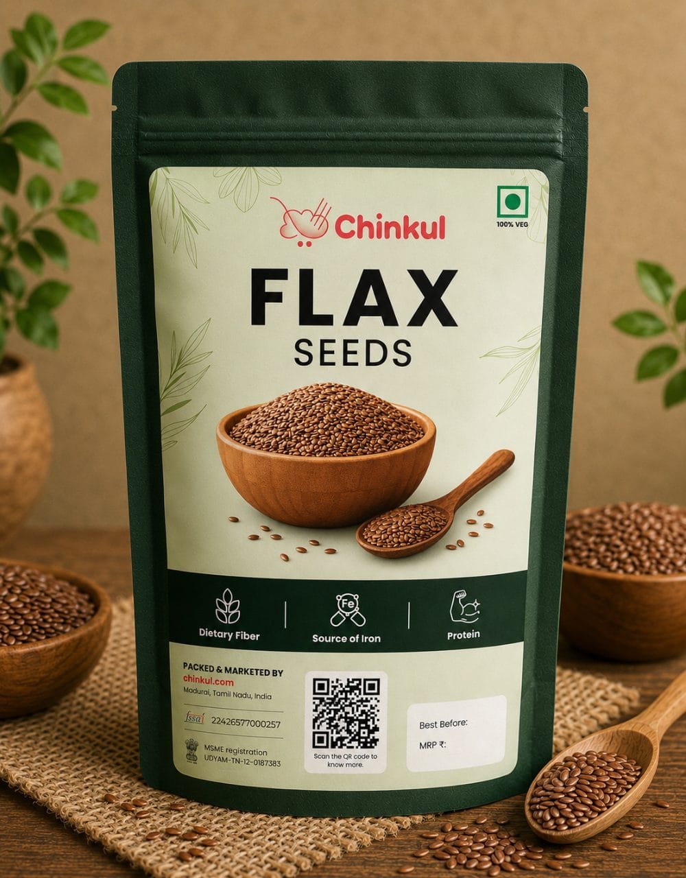 Flax Seeds  - 100G