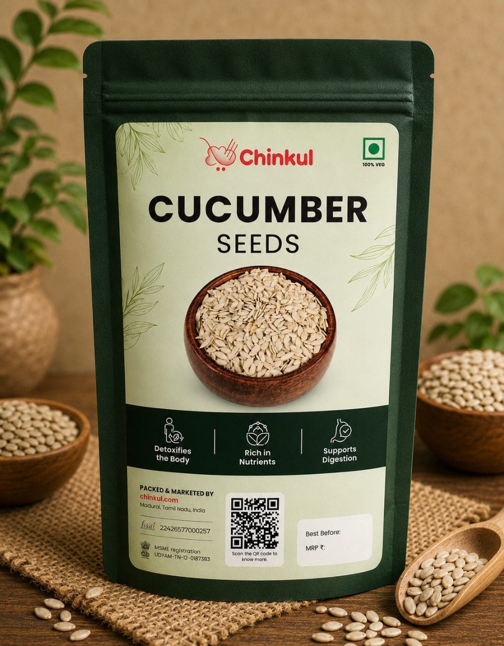 Cucumber Seeds - 100G