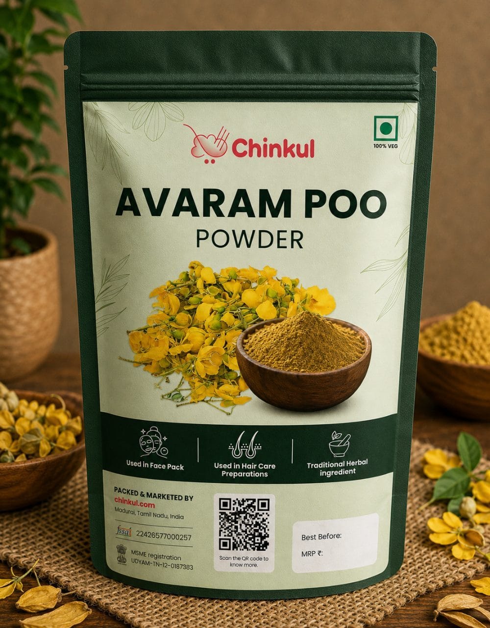 Avarampoo Powder - 100G